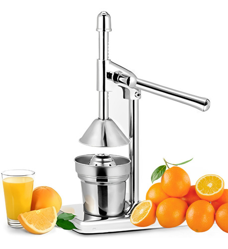 Exprimidor De Naranjas Manual Metalico Juicer Inoxidable