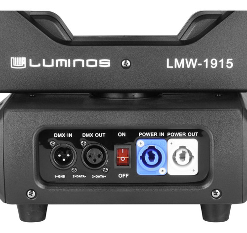 Moving Head Com Zoom Mac Aura 19 Leds 15w Rgbw Dmx Strobo 127/220v