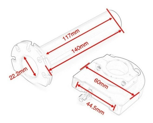 Imagem 4 de 4 de Acelerador Punho Rápido Cg 125 150 160 Fan Titan Start Cargo