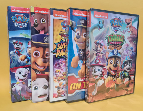 Pack Dvd / Paw Patrol / 10 Discos / Mighty Pups / Sea Patrol