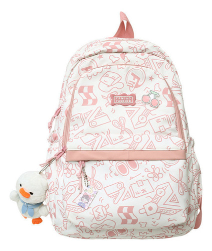 Linda Mochila Simple Y Fresca For Estudiantes De Secundaria