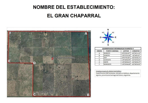Campo En Malbran (dpto Aguirre/santiago)