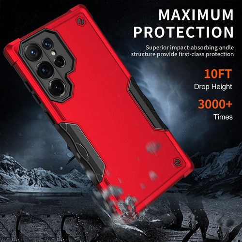 Capa Armor Phone Para Samsung Galaxy S24 Ultra S24 Plus