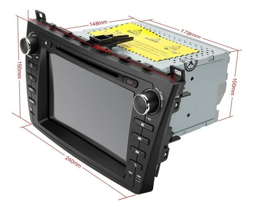 Mazda 6 2009-2013 Carplay + Android Wifi Gps Radio Touch Hd