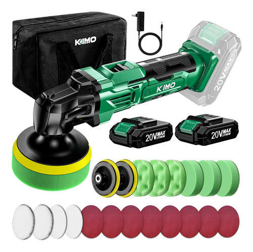 Kit Pulidor Inalambrico Accesorio Bateria Mah Automovil Rpm