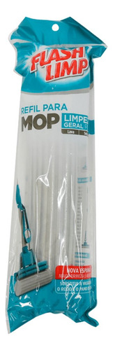 Kit Mop Limpeza Geral + Refil Espuma Flashlimp Esfregão