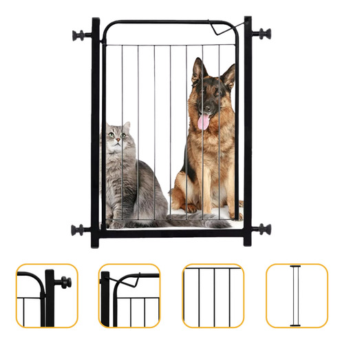 Portão Grade Proteção Criança Cachorro Pet 71 A 81cm ( S )