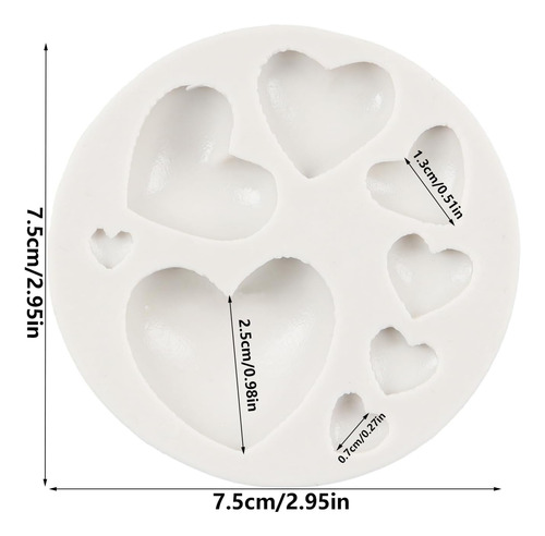 Moldes De Silicona Con Forma De Corazón De Amor Para El Día