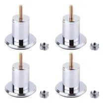 Comprar Juego De 4 Patas Para Box Tarima, Muebles Cromado Brillante