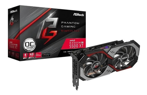 Placa De Video Asrock Phanton Gaming Rx5500xt 8gb