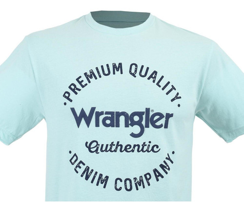 Imagen 4 de 5 de Playera Vaquera Wrangler Manga Corta De Hombre Y16