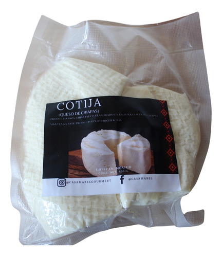 Queso Cotija De Chiapas 1/2 Kg
