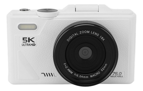 Cámara Digital Retro 5k 75mp Hd 18x Con Enfoque Automático