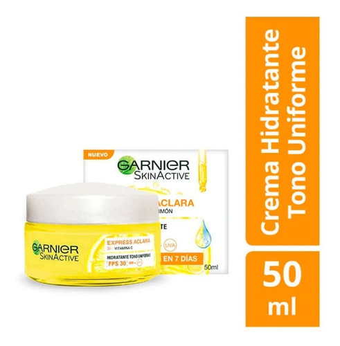 Crema Express Aclara Garnier Fps30 Y Vitamina C