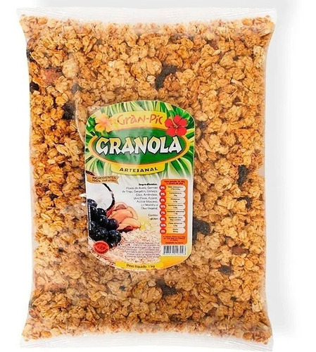 Granola Artesanal Gran Pic Embalagem 1 Kg Saborosa 