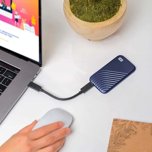 Ssd Externa Western Digital My Passport Blue 500 Gb Portable