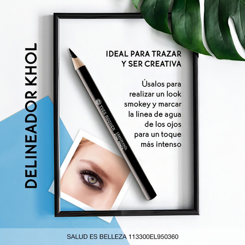 Lapíz Delineador De Ojos Khol Yves Rocher Opción A Elegir Color Negro (noir)