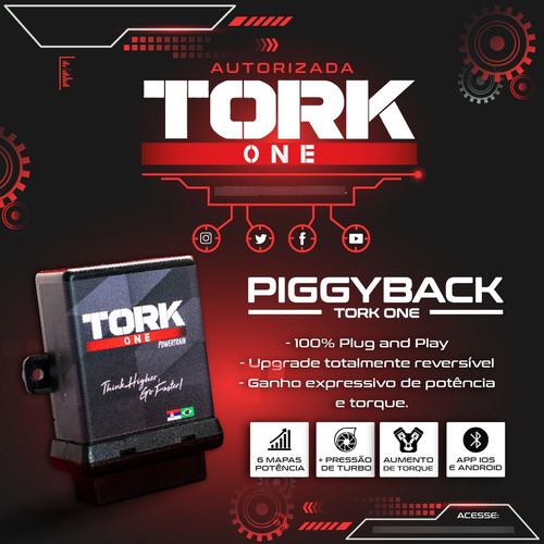 Piggyback Tork One Vw Up Tsi Chip De Potência Plug And Play