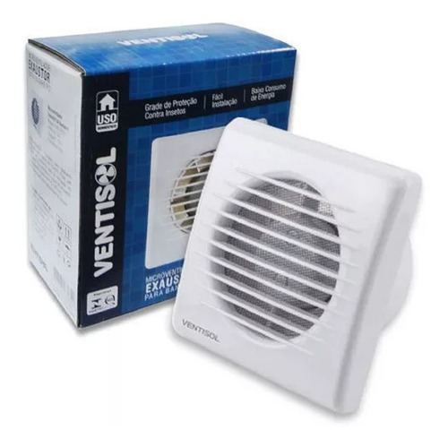 Exaustor Para Banheiro Ventilador Ventisol 100mm 110v 220v