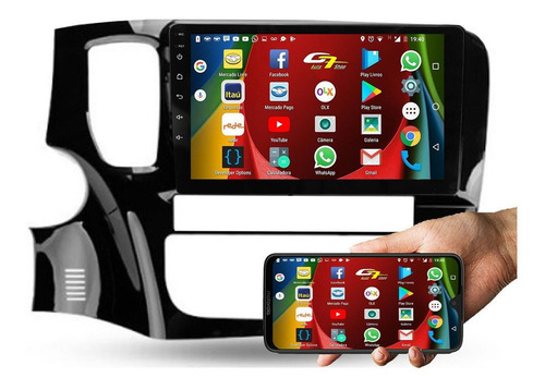 Kit Multimídia Aikon 9p Tv Android Espelha Ios Outlander V6