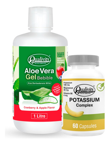 Potasio Complex + Aloe Vera Bebible - Qualivits Apto Vegano