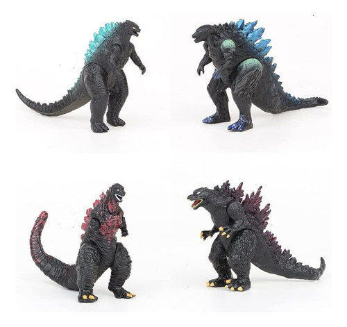 10 Figuras De Acción Mini Godzilla Toys