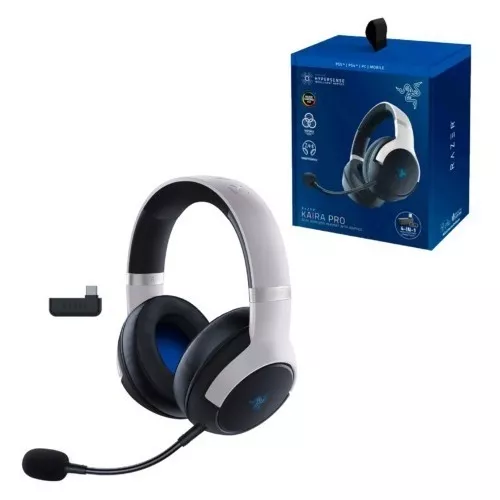 AURICULARES INALAMBRICOS RAZER KAIRA HYPERSPEED X PS5 / PC / BLUETOOTH -  Blanco — Cover company