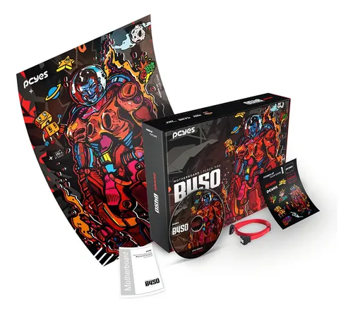 Placa Mãe M-atx B450 Amd Am4 Ddr4 M.2 Nvme - Pcyes Cor Preto