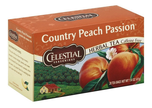 Te Durazno Country Peach Celestial Seasonings 20 Sobres Xt P