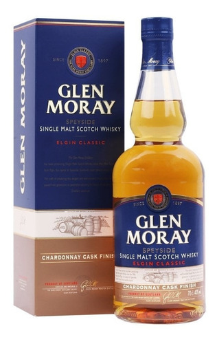 Glen Moray Elgin Classic Chardonnay Cask Finish 700 Ml