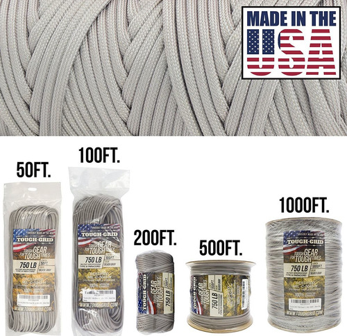 Imagen 9 de 10 de Cuerda Paracord De Nylon De 150 Mts Tough - Grid