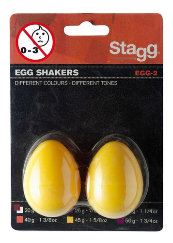 Huevo Ritmico / Shaker Stagg Egg-2 Yw Amarillo