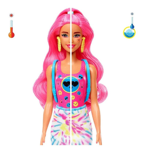 Barbie Color Reveal Estilos Tie-dye Muñeca Para Niñas