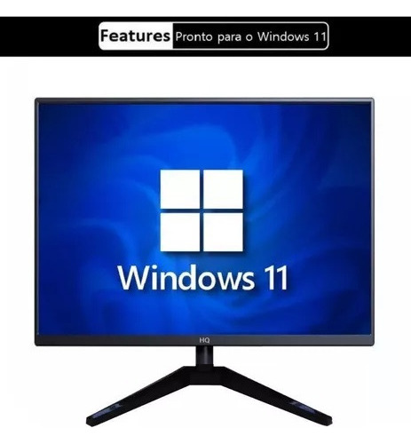 Monitor Hq 17.1 Led Hd 75hz Hdmi Vga Com Ajuste De Ângulo