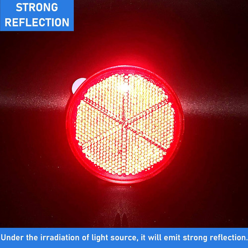 Reflectores De Seguridad Mgmsinyo Gzxysinyo006k2 Rojo