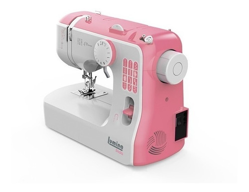 Imagen 2 de 2 de Máquina de coser recta Lumina Linda portable rosa 220V