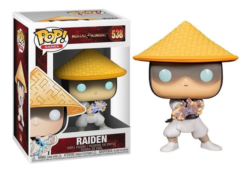 Funko Pop! 538 Raiden Mortal Kombat Games Original Candos 