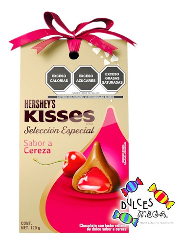 Chocolate Hershey's Kisses Selección Especial Cereza 120g 