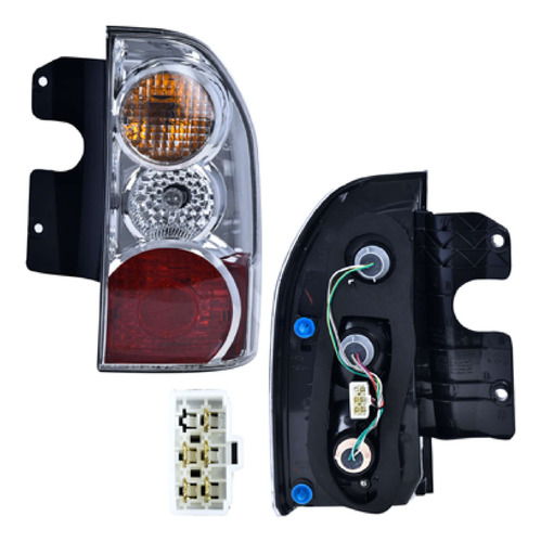 Par Calaveras Chevrolet Tracker Fondo Cromo 2005 2006 Depo