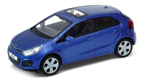 Kia Rio Azul Metalizado Welly 1:34 43670 Canalejas