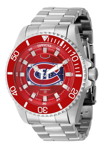 Reloj Invicta 42261 Nhl Montreal Canadiens Para Hombre