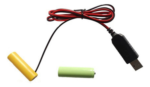 Cable Eliminador De Baterías Ficticio O4usb Lr03 De 5 V A 3