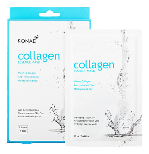 Konad Collagen Essence Mask (5 Sheets) 