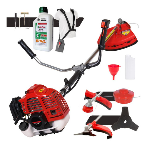 Roçadeira Kw43-l À Gasolina Com Carretel + Óleo Stihl 2t