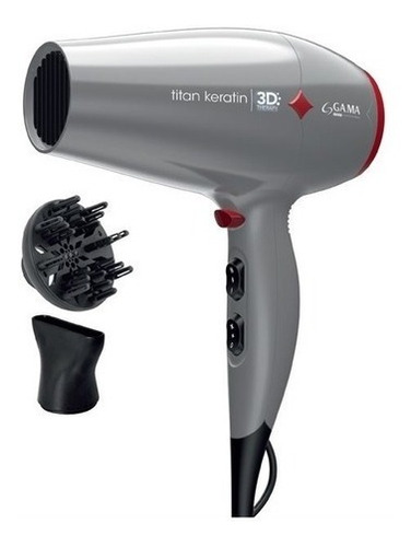 Secador Gama Diamond 3d Titan Keratin 2300w Therapy Ion