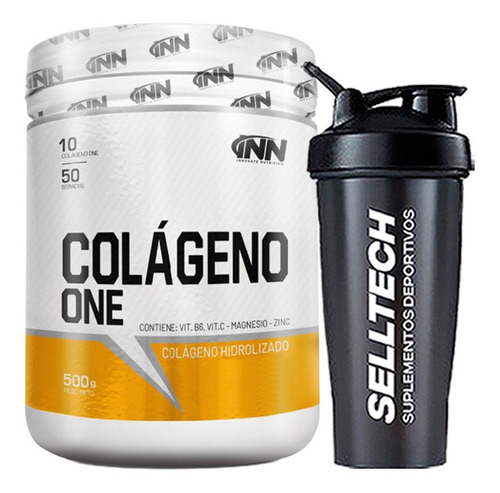 Colágeno One 500gr Fruit Punch + Shaker