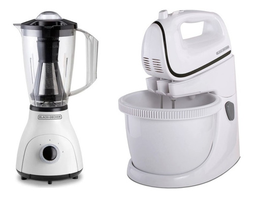 Combo Black+decker Licuadora Bl1002f + Batidora Mx1003-ar