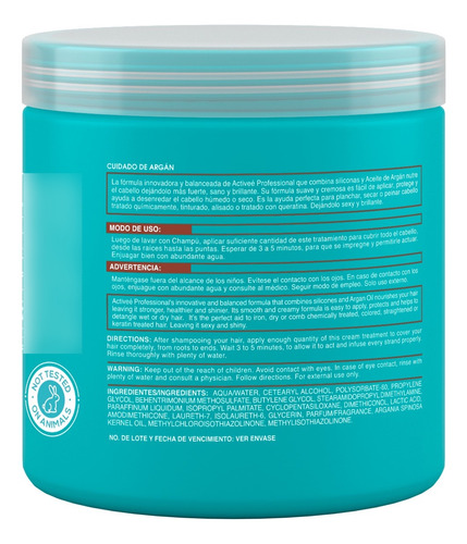 Tratamiento Capilar Argan Activee Cuidado Intensivo