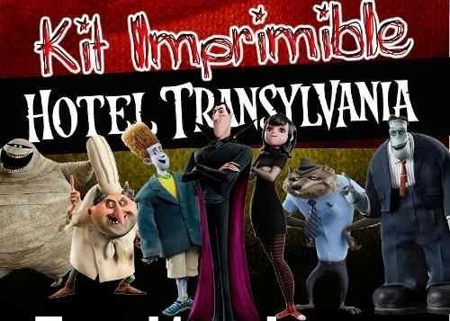 Kit Imprimible   Fiesta De Hotel Transilvania