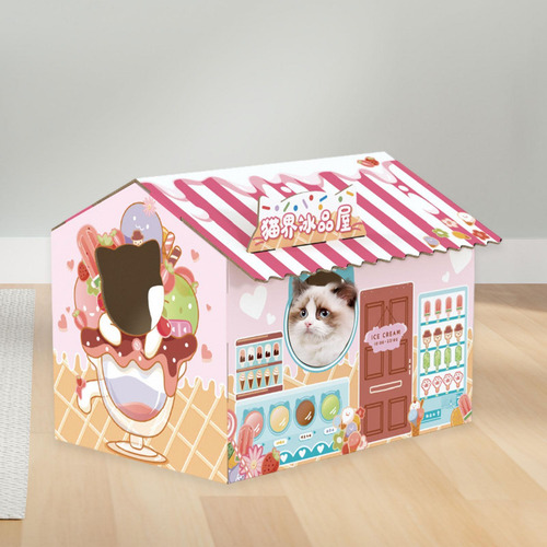 Cat Bed Scratcher Paper Muebles De Gato Interactive
